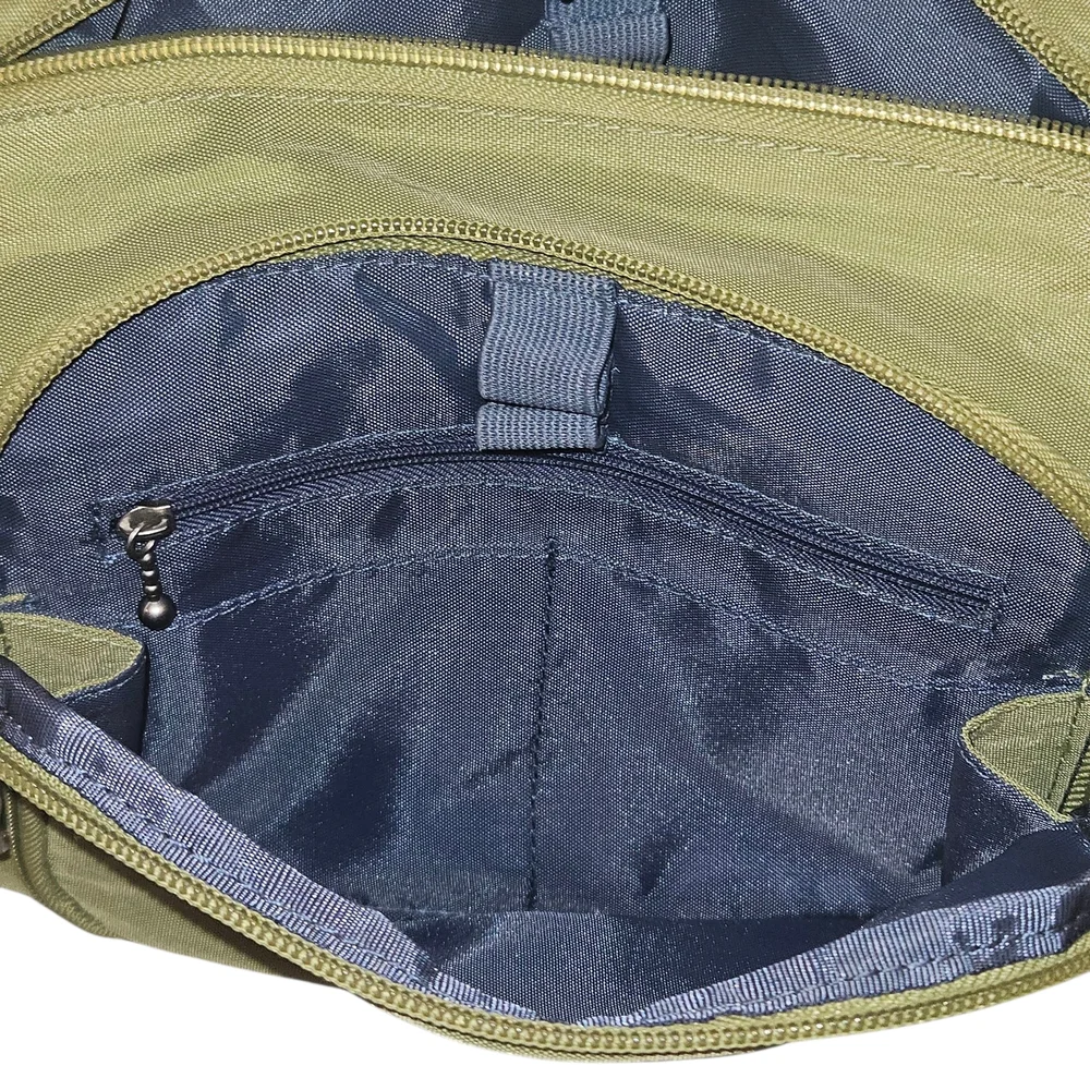Baggallini Green and Black Messenger Bag - Picture 9 of 16